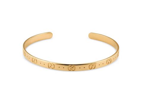 bracciale gucci rigido oro|Gucci .